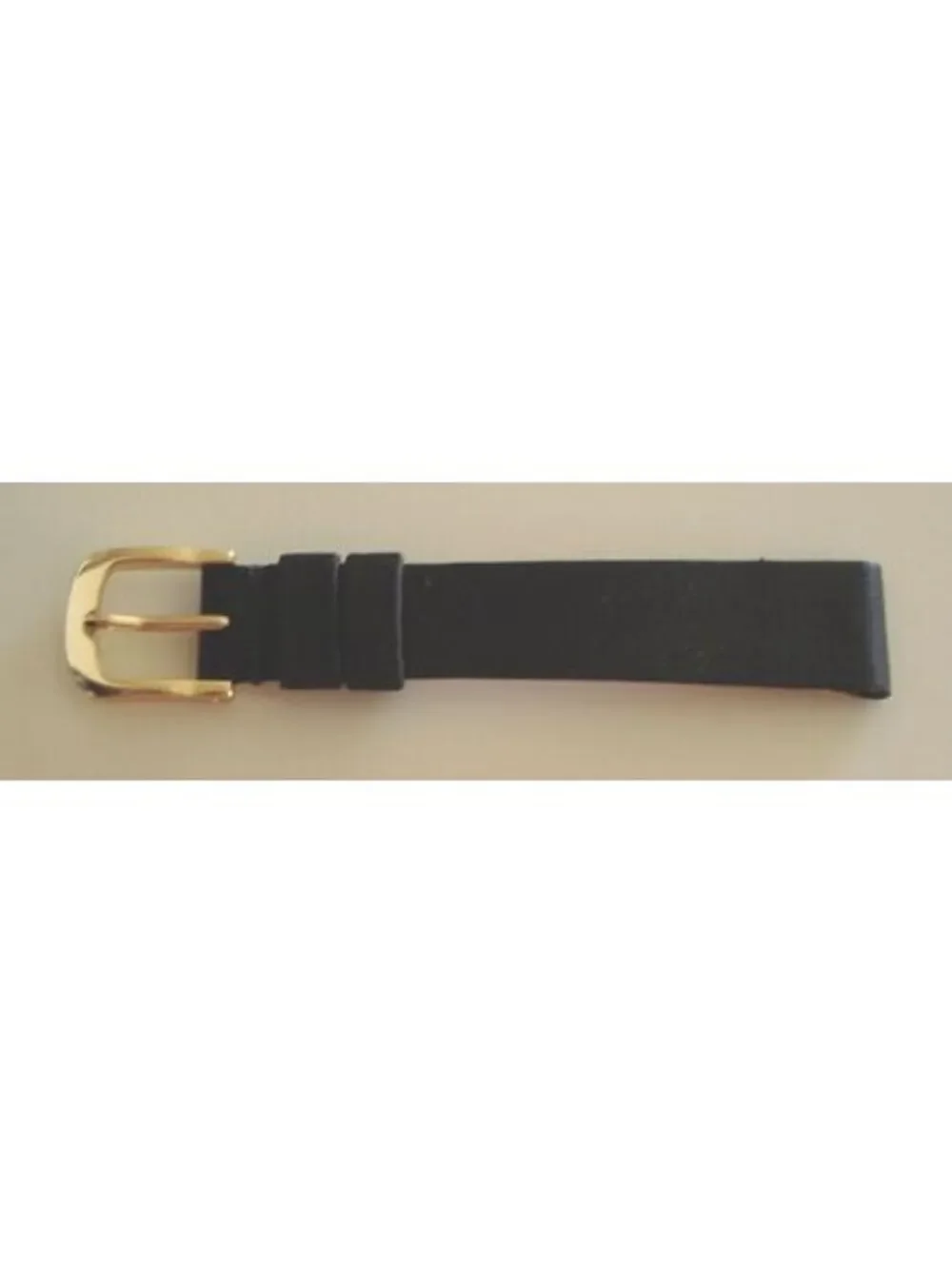 BNWOT - Black Satin and Leather Watch Strap Handmade in France